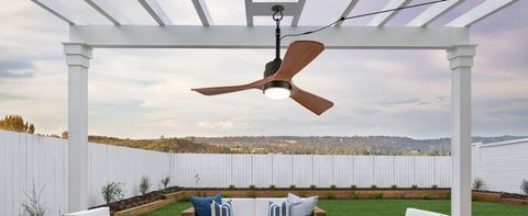 Amazon.com: Zimofll 36 Inch Gazebo Ceiling Fans Outdoor Hanging ... regarding Outdoor Ceiling Fan Suitable For Heavy Rain